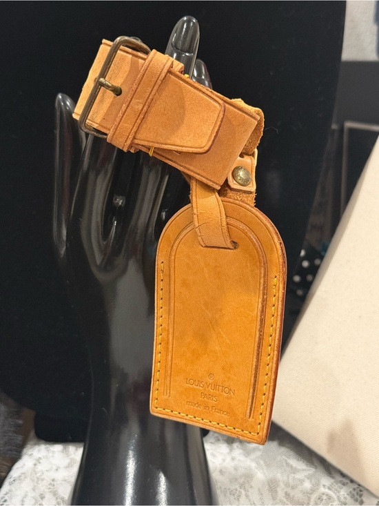 Louis Vuitton Handbags - Louis Vuitton Leather Luggage Tag
